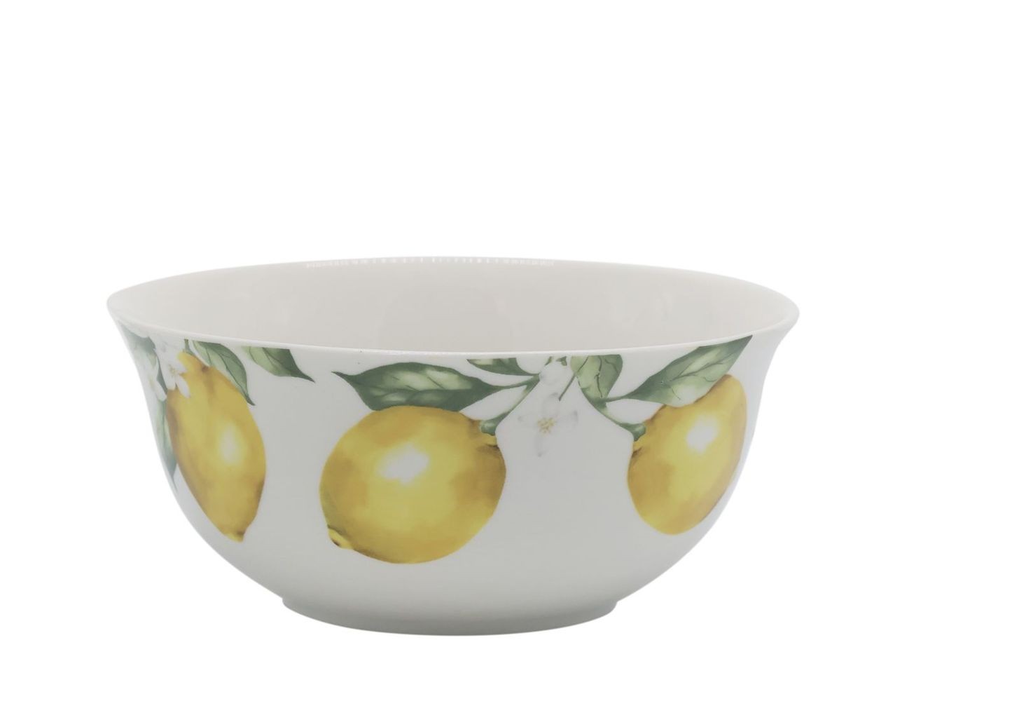Porcelánová miska s citróny Maison Limone Blossom - Ø 14*6 cm / 480 ml