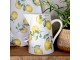 Porcelánový džbán s citróny Maison Limone Blossom - 11*17 cm / 1100 ml Chic Antique
