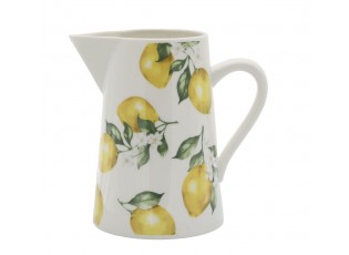 Porcelánový džbán s citróny Maison Limone Blossom - 11*17 cm / 1100 ml