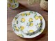 Porcelánový jídelní talíř s citróny Maison Limone Blossom - 27*2,5 cm Chic Antique