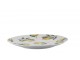 Porcelánový jídelní talíř s citróny Maison Limone Blossom - 27*2,5 cm Chic Antique