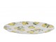 Porcelánový tác s citróny Maison Limone Blossom - 30*22*1,5 cm Chic Antique