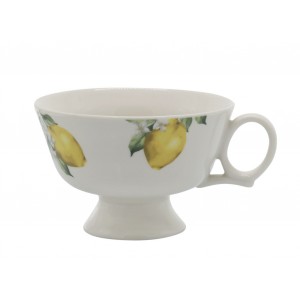 Porcelánový hrnek s citróny Maison Limone Blossom - 12*8 cm / 310ml