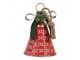 Christmas Decoration Figurine Bell ? 14x21 Cm Red Metal - ? 14*21 cm Clayre & Eef