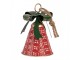 Christmas Decoration Figurine Bell ? 14x21 Cm Red Metal - ? 14*21 cm Clayre & Eef