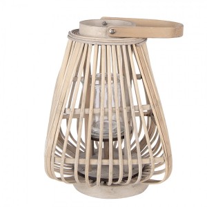 Přírodní ratanová lucerna Diane M - 23*23*30 cm