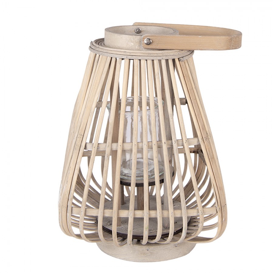 Přírodní ratanová lucerna Diane M - 23*23*30 cm