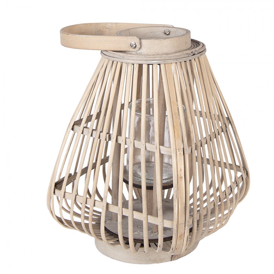 Přírodní ratanová lucerna Diane M - 23*23*30 cm