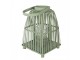 Zelená ratanová lucerna Simmy L - 24*24*36 cm Clayre & Eef