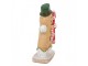 Christmas Decoration Figurine Gingerbread Man 12x6x18 Cm Brown Polyresin - 12*6*18 cm Clayre & Eef