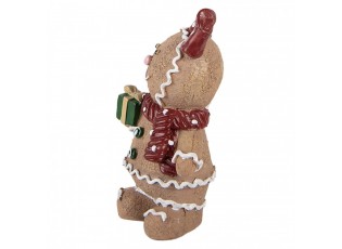 Christmas Decoration Figurine 10x7x16 Cm Brown Polyresin - 10*7*16 cm