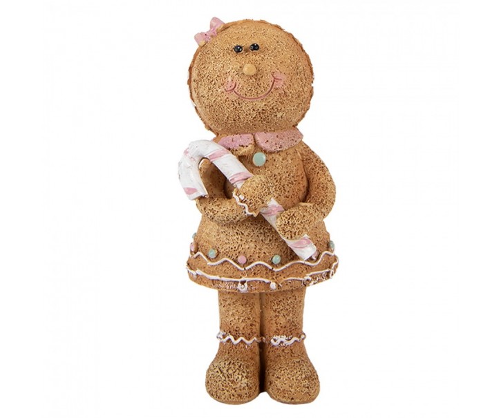 Christmas Decoration Figurine 8x7x16 Cm Brown Polyresin - 8*7*16 cm Clayre & Eef