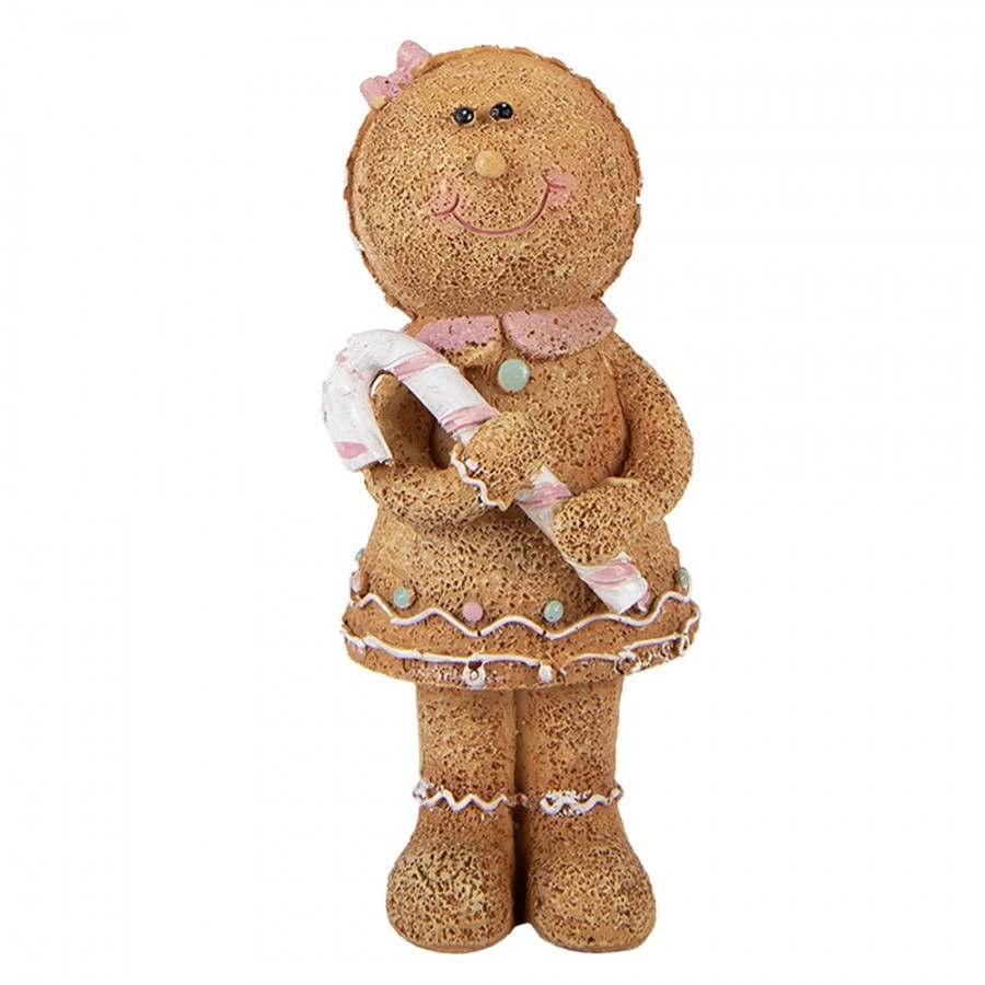 Christmas Decoration Figurine 8x7x16 Cm Brown Polyresin - 8*7*16 cm