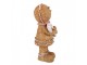 Christmas Decoration Figurine 8x7x16 Cm Brown Polyresin - 8*7*16 cm Clayre & Eef