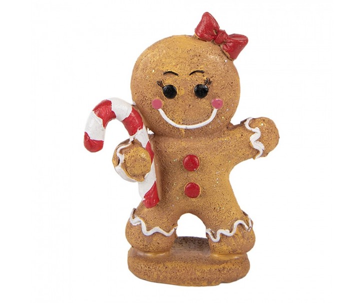 Christmas Decoration Figurine 11x5x15 Cm Brown Polyresin - 11*5*15 cm Clayre & Eef