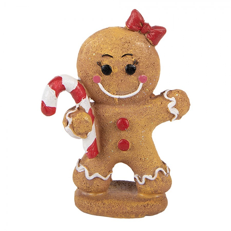 Christmas Decoration Figurine 11x5x15 Cm Brown Polyresin - 11*5*15 cm