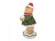 Christmas Decoration Figurine 9x8x16 Cm Brown Polyresin - 9*8*16 cm Clayre & Eef