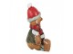 Christmas Decoration Figurine Gingerbread Man 7x5x9 Cm Brown Plastic - 7*5*9 cm Clayre & Eef