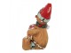 Christmas Decoration Figurine Gingerbread Man 7x5x9 Cm Brown Plastic - 7*5*9 cm Clayre & Eef