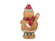 Christmas Decoration Figurine Gingerbread Man 5x4x9 Cm Brown Plastic - 5*4*9 cm Clayre & Eef