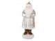 Christmas Decoration Figurine Santa Claus 7x7x16 Cm Silver Colored Plastic - 7*7*16 cm Clayre & Eef