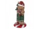 Christmas Decoration Figurine Gingerbread Man 12x11x21 Cm Brown Plastic - 12*11*21 cm Clayre & Eef
