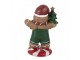 Christmas Decoration Figurine Gingerbread Man 12x11x21 Cm Brown Plastic - 12*11*21 cm Clayre & Eef