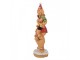 Christmas Decoration Figurine Gingerbread Man 10x8x27 Cm Brown Plastic - 10*8*27 cm Clayre & Eef