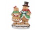 Christmas Decoration Figurine Gingerbread Man 10x6x13 Cm Brown Plastic - 10*6*13 cm Clayre & Eef