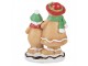 Christmas Decoration Figurine Gingerbread Man 10x6x13 Cm Brown Plastic - 10*6*13 cm Clayre & Eef