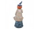 Halloween Decoration 10x8x23 Cm Blue Plastic - LED 10*8*23 cm Clayre & Eef