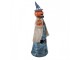 Halloween Decoration 10x8x23 Cm Blue Plastic - LED 10*8*23 cm Clayre & Eef
