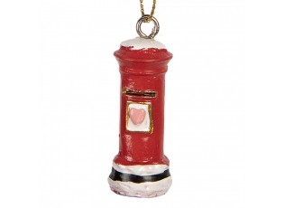Christmas Ornament Mailbox ? 2x4 Cm Red Plastic - ? 2*4 cm