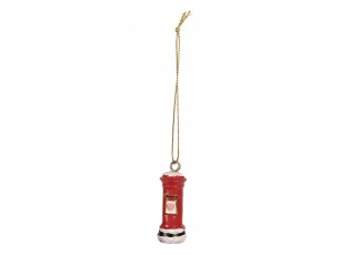 Christmas Ornament Mailbox ? 2x4 Cm Red Plastic - ? 2*4 cm