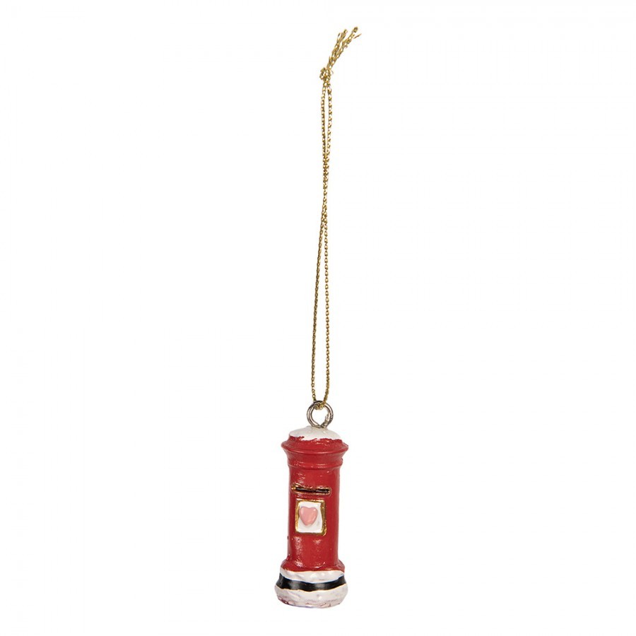 Christmas Ornament Mailbox ? 2x4 Cm Red Plastic - ? 2*4 cm Clayre & Eef Christmas Ornament Mailbox ? 2x4 Cm Red Plastic - ? 2*4 cm Clayre & Eef