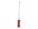 Christmas Ornament Mailbox ? 2x4 Cm Red Plastic - ? 2*4 cm Clayre & Eef