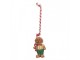 Christmas Ornament Gingerbread Man 3x1x6 Cm Brown Plastic - 3*1*6 cm Clayre & Eef