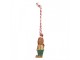 Christmas Ornament Gingerbread Man 3x1x6 Cm Brown Plastic - 3*1*6 cm Clayre & Eef