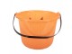 Halloween Decoration Bucket ? 19x14 Cm Orange Plastic - ? 19*14 cm Clayre & Eef