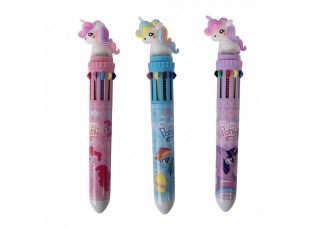 36ks barevná propiska pro děti 10 v 1 – Cute Pony - 19*18*16 cm