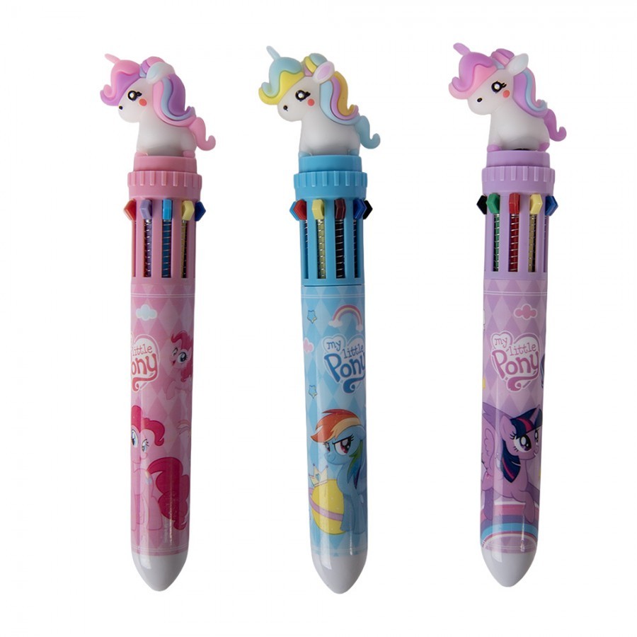 36ks barevná propiska pro děti 10 v 1 – Cute Pony - 19*18*16 cm