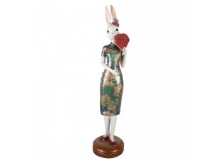 Decorative Figurine Rabbit ? 18x80 Cm White Plastic - ? 18*80 cm
