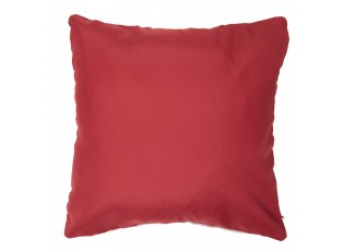 Bílo-červený polštář s vánočními stromky - 45*45*4 cm