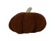 Decoration Pumpkin ? 20x14 Cm Brown Polyester - ? 20*14 cm Clayre & Eef