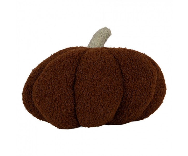 Decoration Pumpkin ? 20x14 Cm Brown Polyester - ? 20*14 cm Clayre & Eef