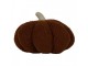 Decoration Pumpkin ? 30x18 Cm Brown Polyester - ? 30*18 cm Clayre & Eef