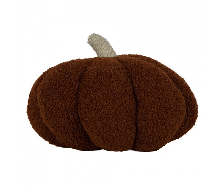 Decoration Pumpkin ? 30x18 Cm Brown Polyester - ? 30*18 cm Clayre & Eef