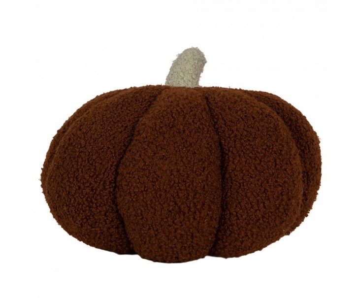 Decoration Pumpkin ? 35x22 Cm Brown Polyester - ? 35*22 cm Clayre & Eef