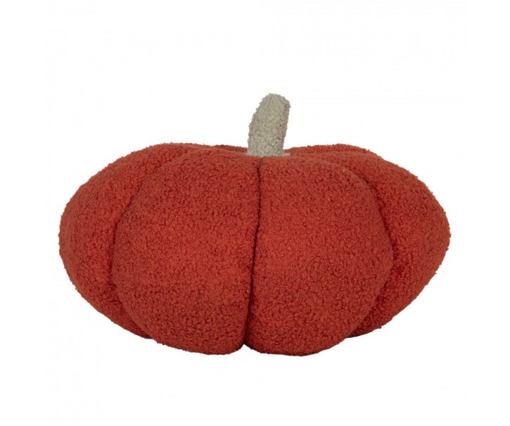 Decoration Pumpkin ? 35x22 Cm Red Polyester - ? 35*22 cm Clayre & Eef