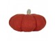Decoration Pumpkin ? 35x22 Cm Red Polyester - ? 35*22 cm Clayre & Eef